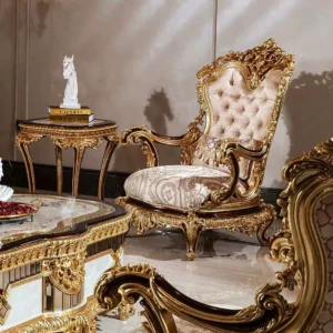 Beautiful Classic Living Room Design Carving Sofa Set