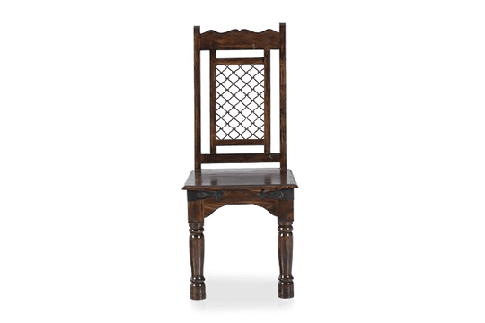 Forged Design Handmade Teak Wood 6 Seater Rectangular Dining Table Set Elegant Solid Wood Dining for Kitchen and Dining Room - Image 3