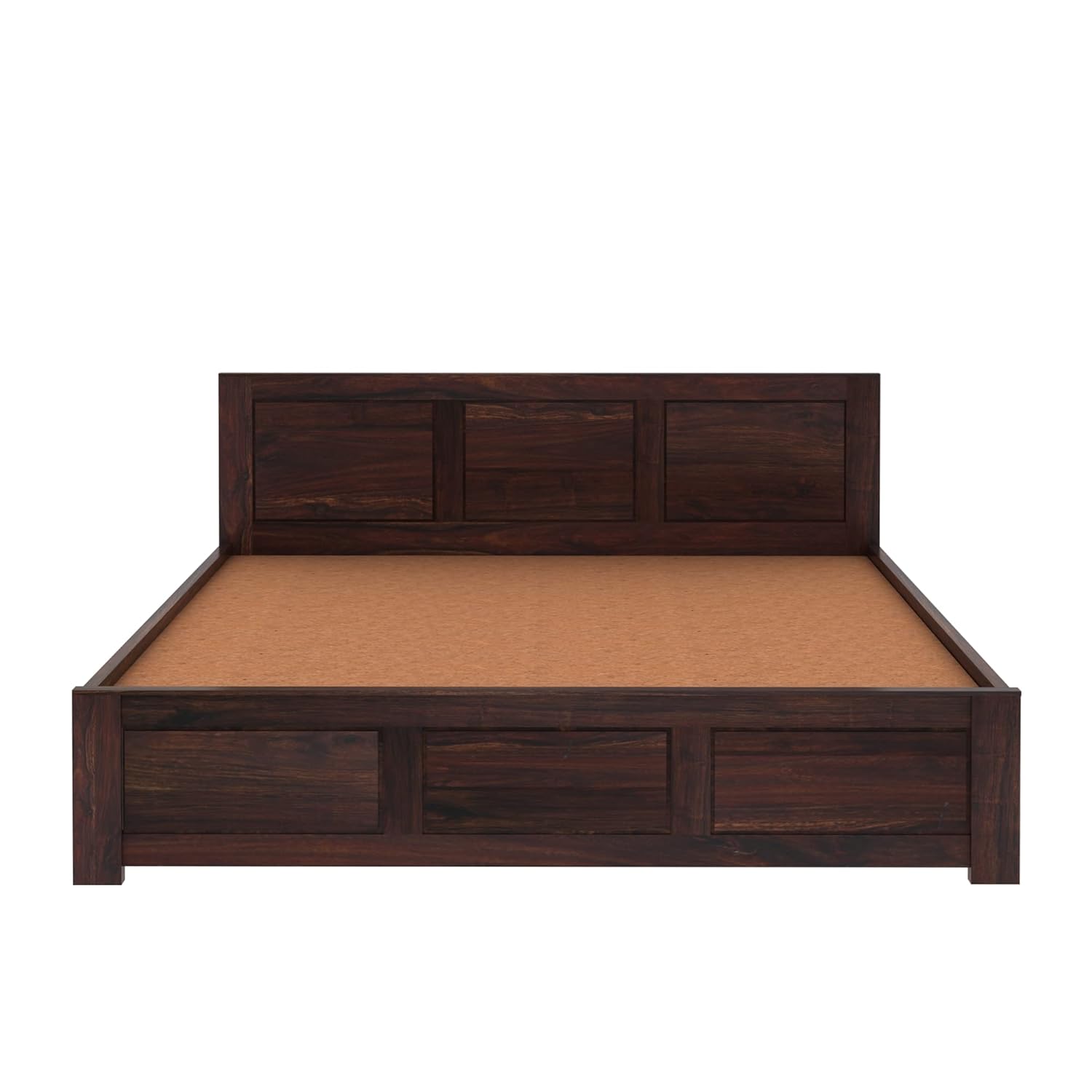 Comic Premium Teak Wood Hydraulic Storage King Size Bed Modern Space Saving Design with Elegant Finish - Image 4