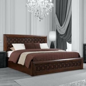 Classic Queen Size Bed with for Bedroom, Living Room, and Home..
