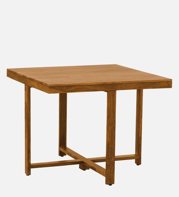 4 Seater Dining Table with Chairs Set Under Table Floding chair - Image 5