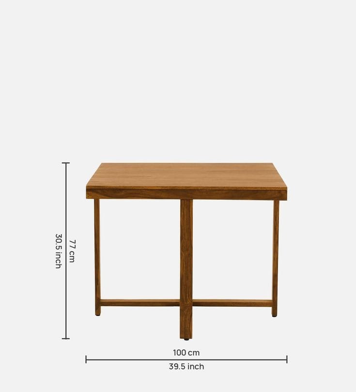 4 Seater Dining Table with Chairs Set Under Table Floding chair - Image 7