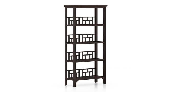 Enid Handmade Mango Wood Bookshelf & Racks for or Home & Office Storage ( Mahogany Finish ) - Image 3