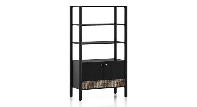 Gaku Handmade Solid Wood Bookshelf & Racks for or Home & Office Storage with 2 Doors ( Semi-Gloss Finish ) - Image 3