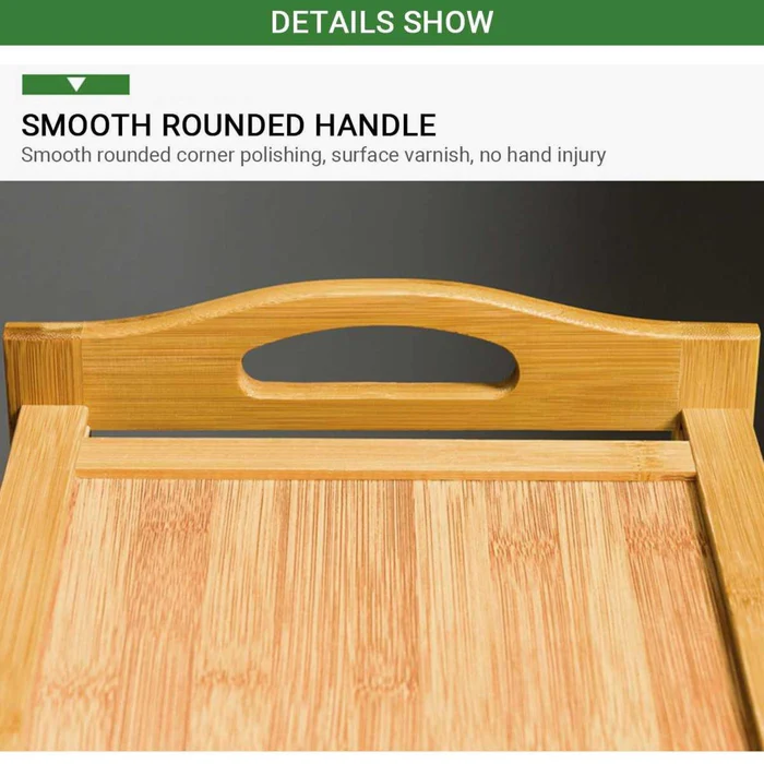 3-Tier Bamboo Shoe Rack Bench Durable Wooden Shoe Organizer with Seat for Entryway - Image 2