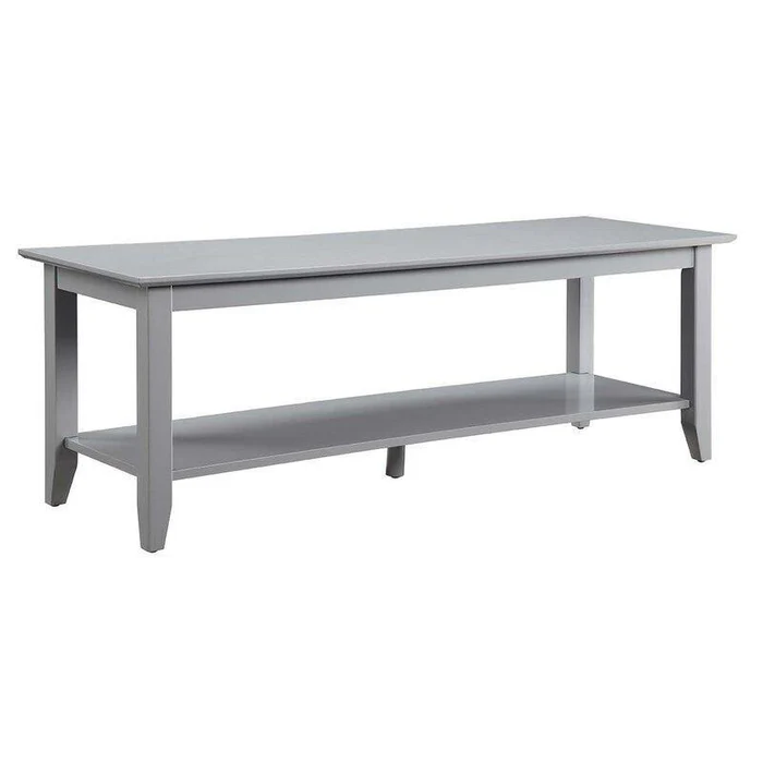 Sepiaaa Handmade Mango Wood Rectangular Premium Quality Centre Coffee Table (Grey) - Image 4