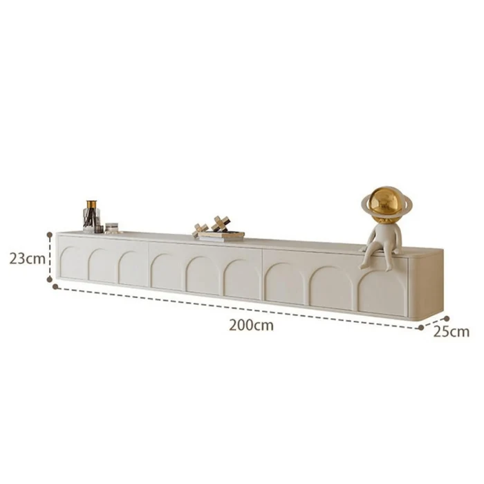 Crafts Snuggle Wall Mounted TV Unit Cabinet Wall Shelf - Image 6