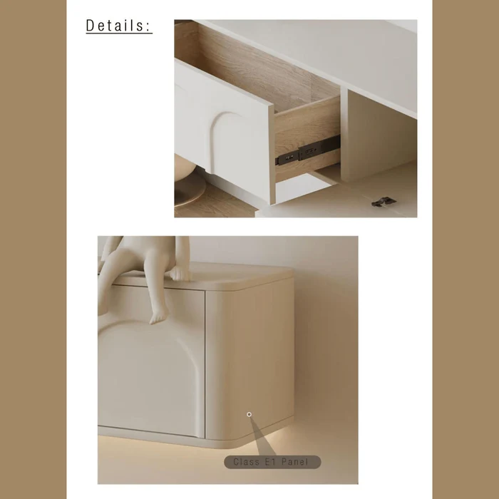 Crafts Snuggle Wall Mounted TV Unit Cabinet Wall Shelf - Image 5