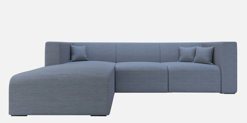 Bristol RHS Handmade Teak Wood 5 Seater Sectional Sofa Set ( Blue ) - Image 2