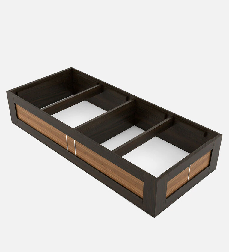 Kosmo Rex Designer Handmade Rectangular Teak Wood Diwan Bed with Storage for Living Room Bedroom - Image 3