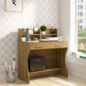 Kosmo Handmade Scholar Study Office Computer Table Desk for Adults Kids Students (Natural Finish)